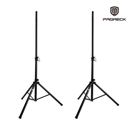PRORECK Tripod Speaker Stands Pair for Dj/PA Speaker System - PR 15S - Standard Music Accessories