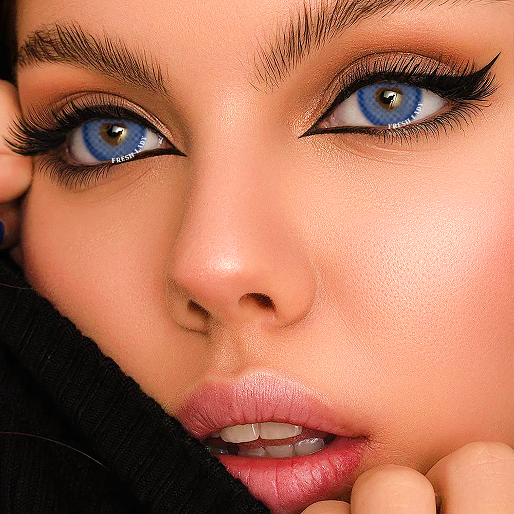 Freshlady Heart eyes Blue