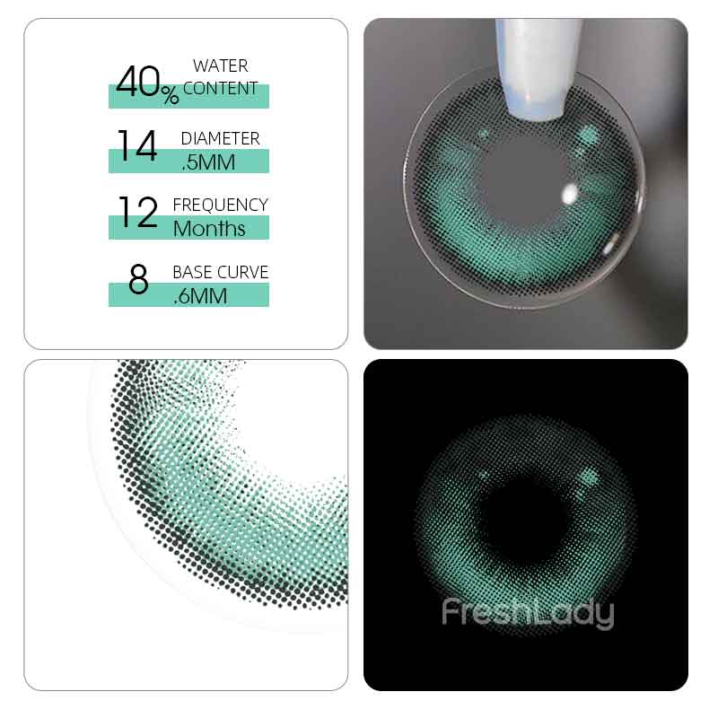 Freshlady Girl Tears Green