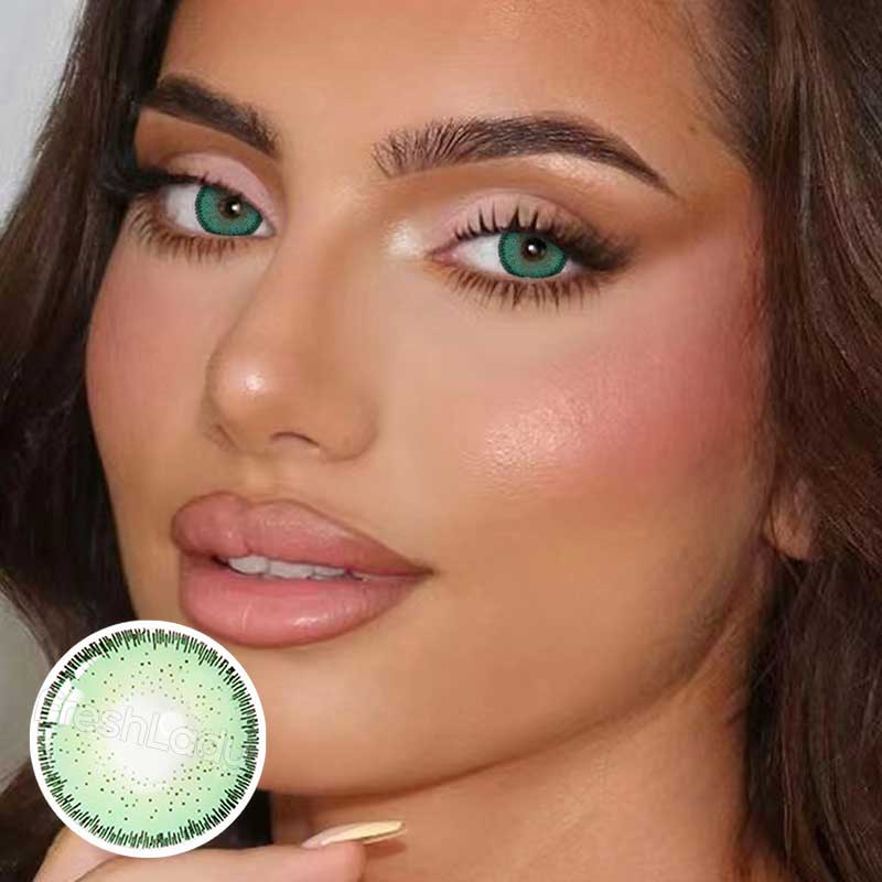 Mocha Lumirer Green Colored Contact Lenses - Freshlady