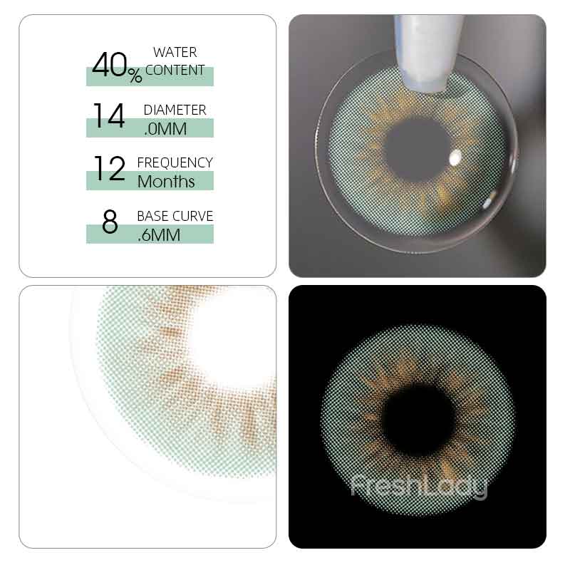 Molly Green Colored Contact Lenses