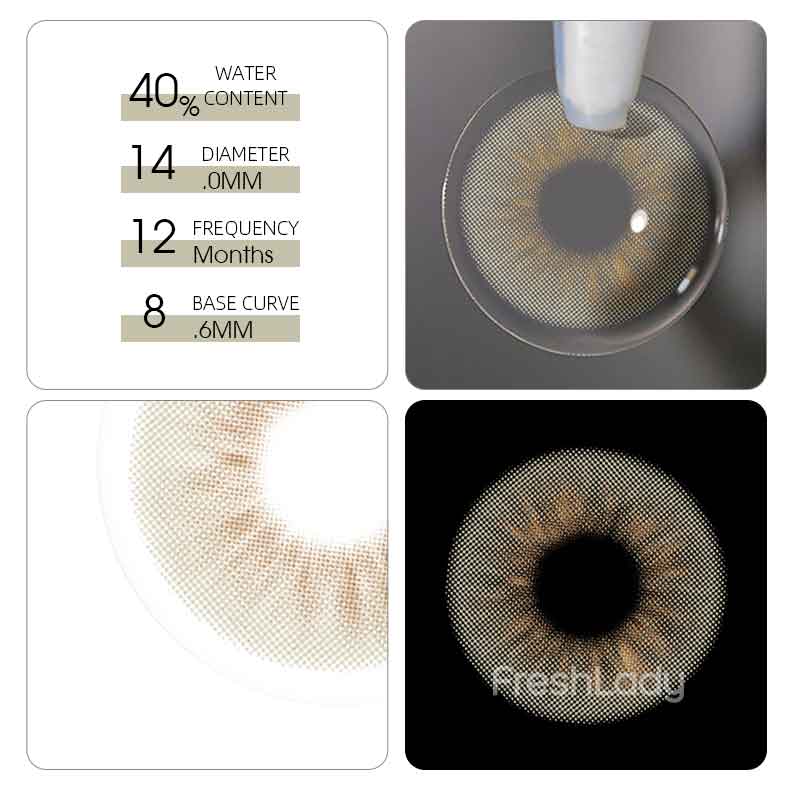 Molly Gray Colored Contact Lenses