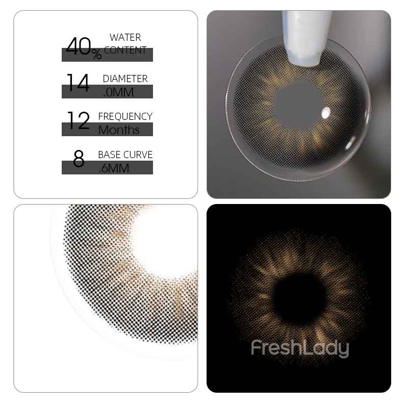 Molly Black Colored Contact Lenses