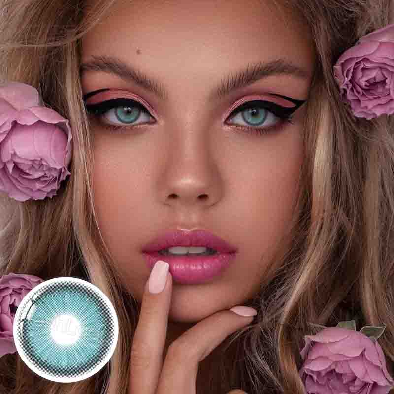 【Prescription】Freshlady 【1 DAY】 2 PCS |  Nagini Cyan 