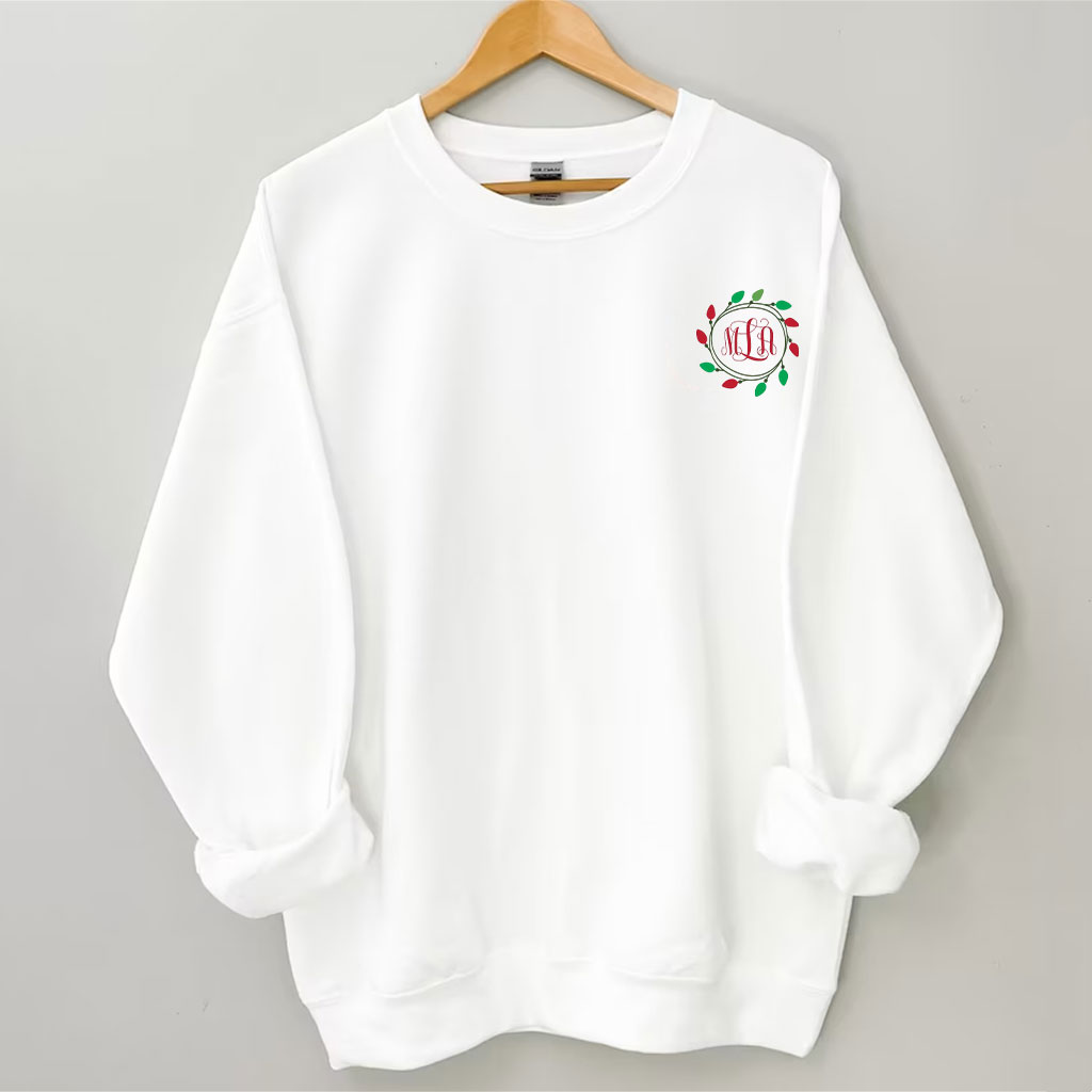 Monogram Christmas Sweatshirt