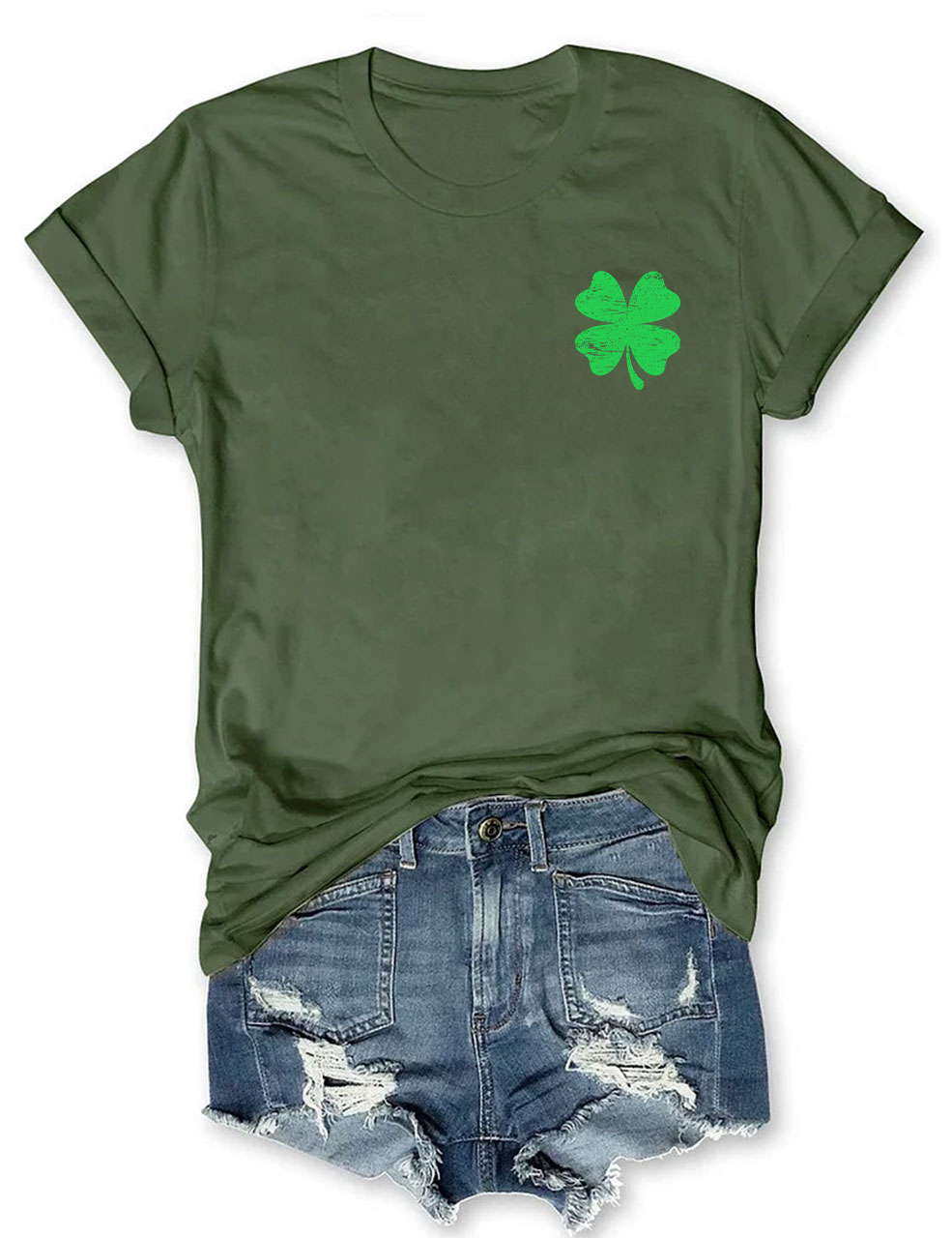 St. Patrick's Day American Flag T-shirt