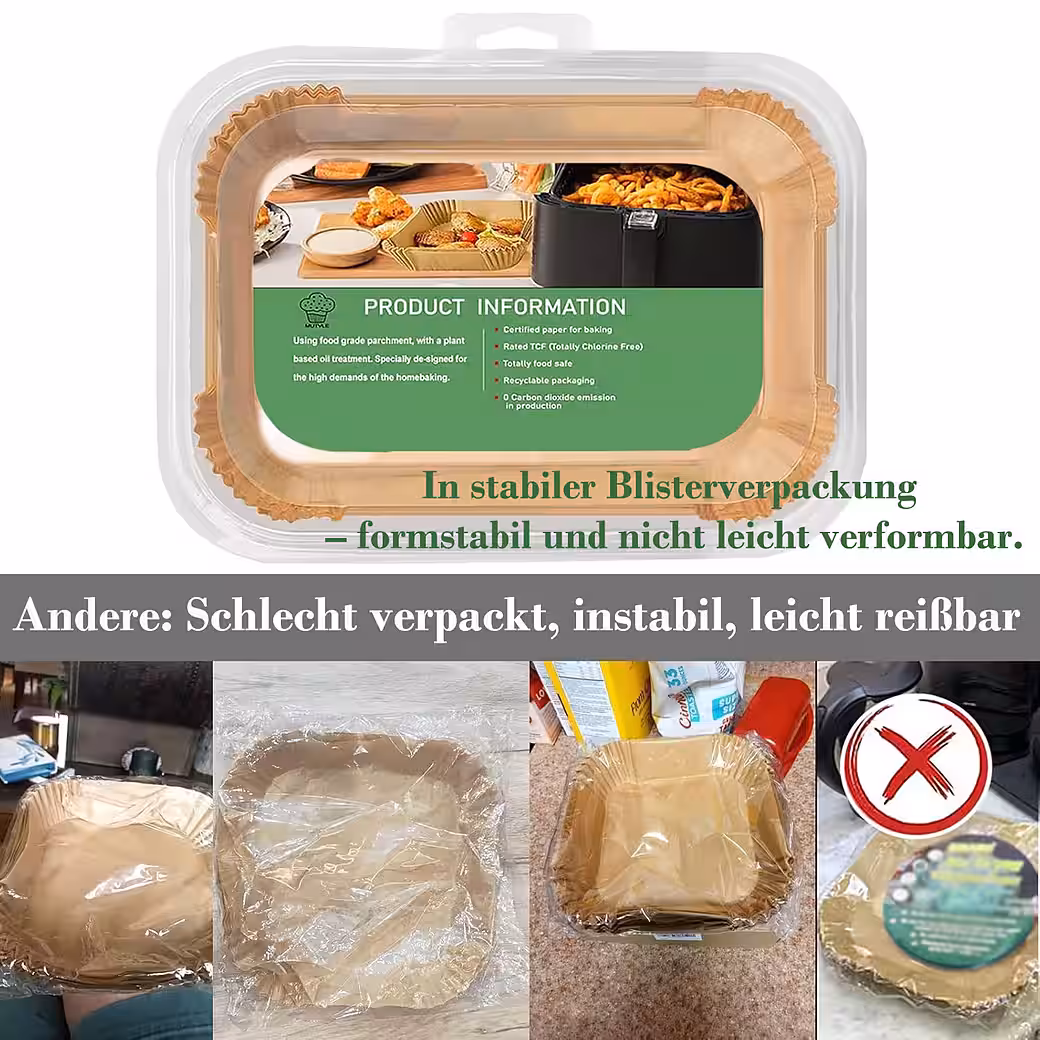 Backpapier Zubehör für Ninja Airfryer AF300EU AF400EU
