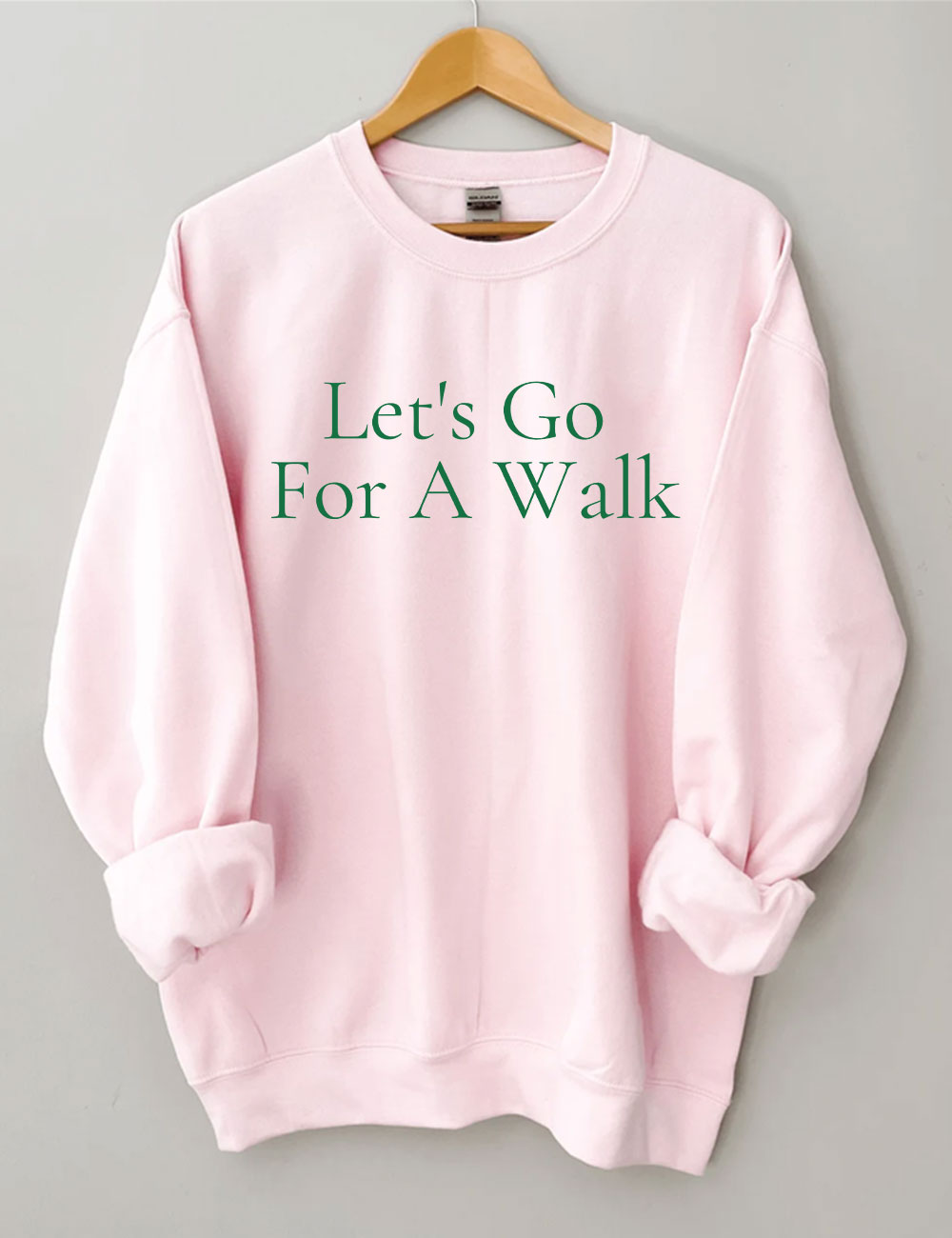 Let's Go For A Walk Funny Sweatshirt