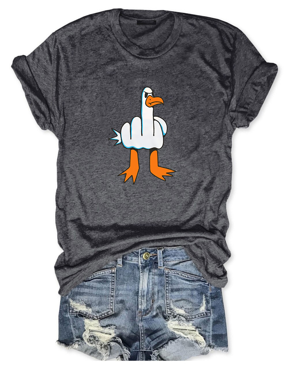 Rude Seagull Funny T-Shirt
