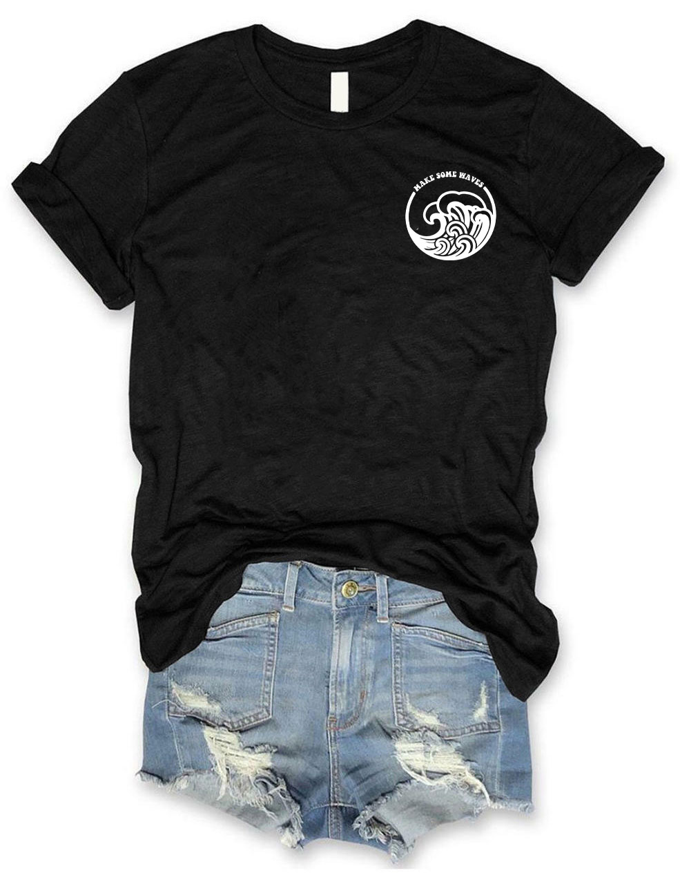 Life is a Beach Make Some Waves T-shirt