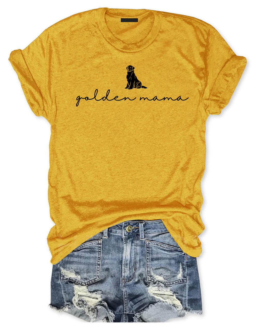 Golden Mom Golden Retriever T-shirt