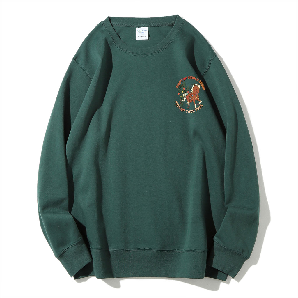 Giddy up Jingle Horse Pick Up Your Feet Christmas Sweatshirt