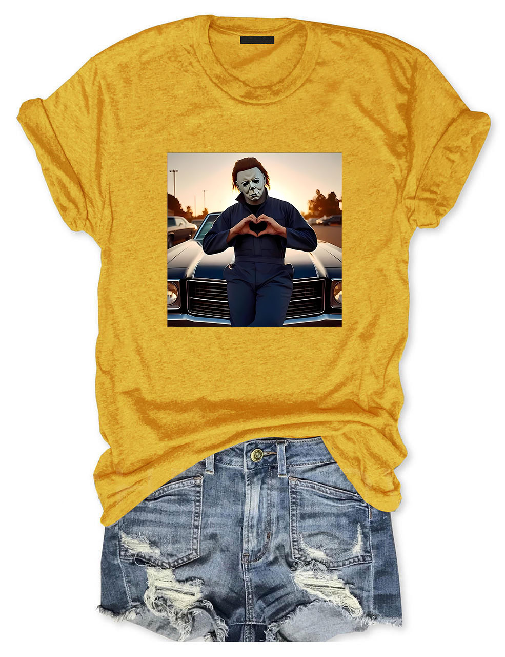 Vintage Horror Movie Funny T-shirt