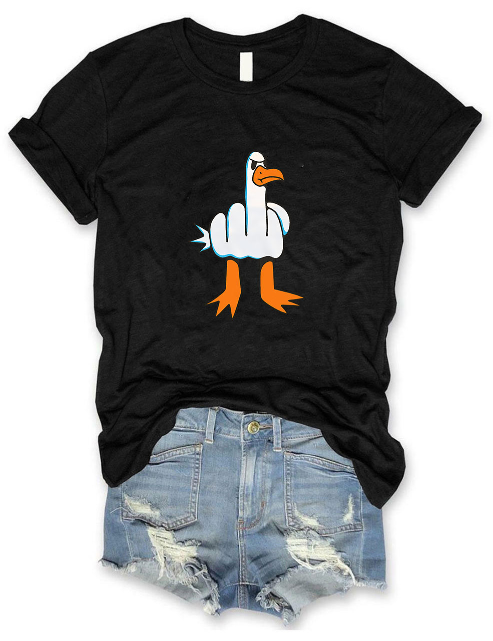 Rude Seagull Funny T-Shirt