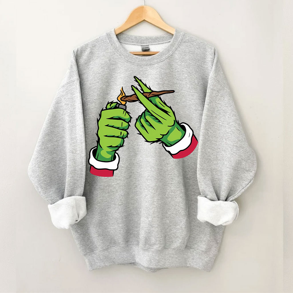 Pothead Christmas Sweatshirt