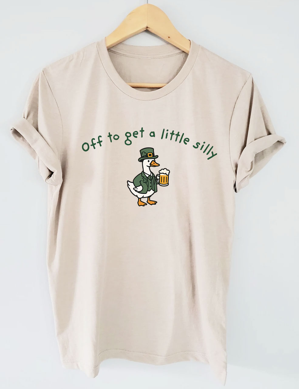 St Patricks Day Goose Funny T-Shirt