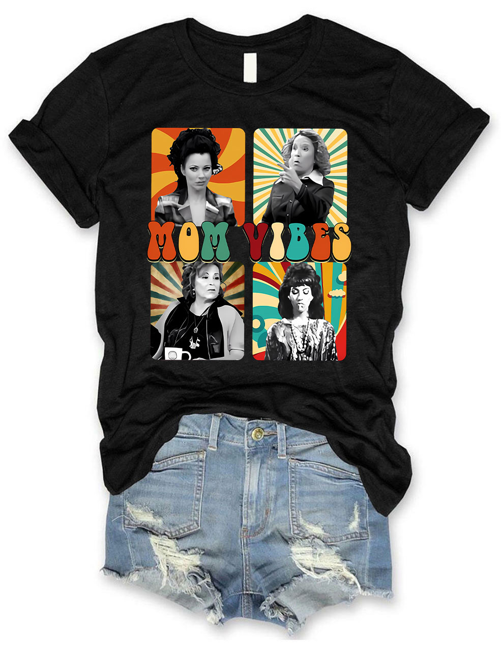 Retro Mom Vibes T-shirt