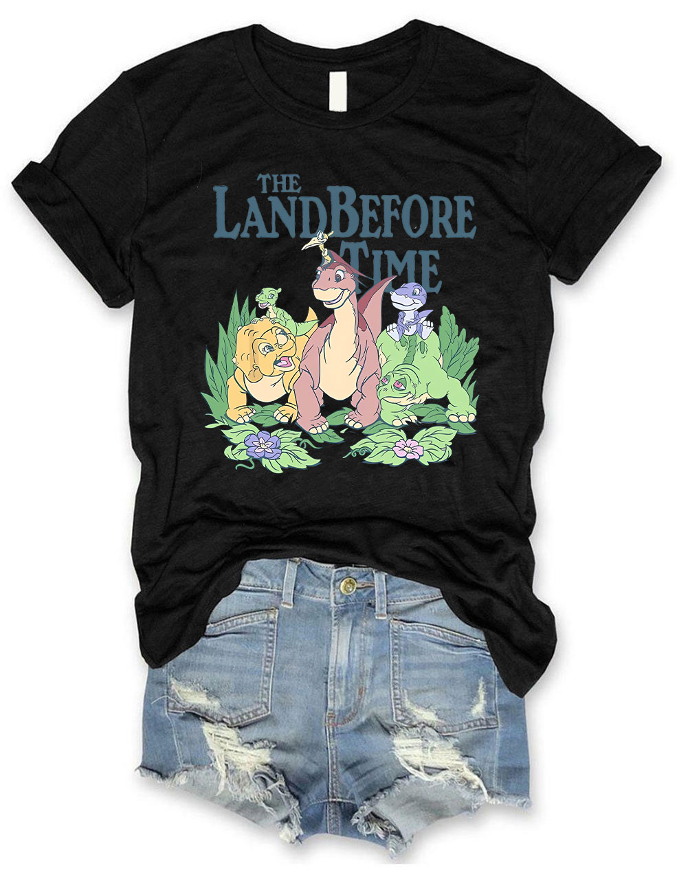 The Land Before Time Pastel Dinosaur Friends T-shirt