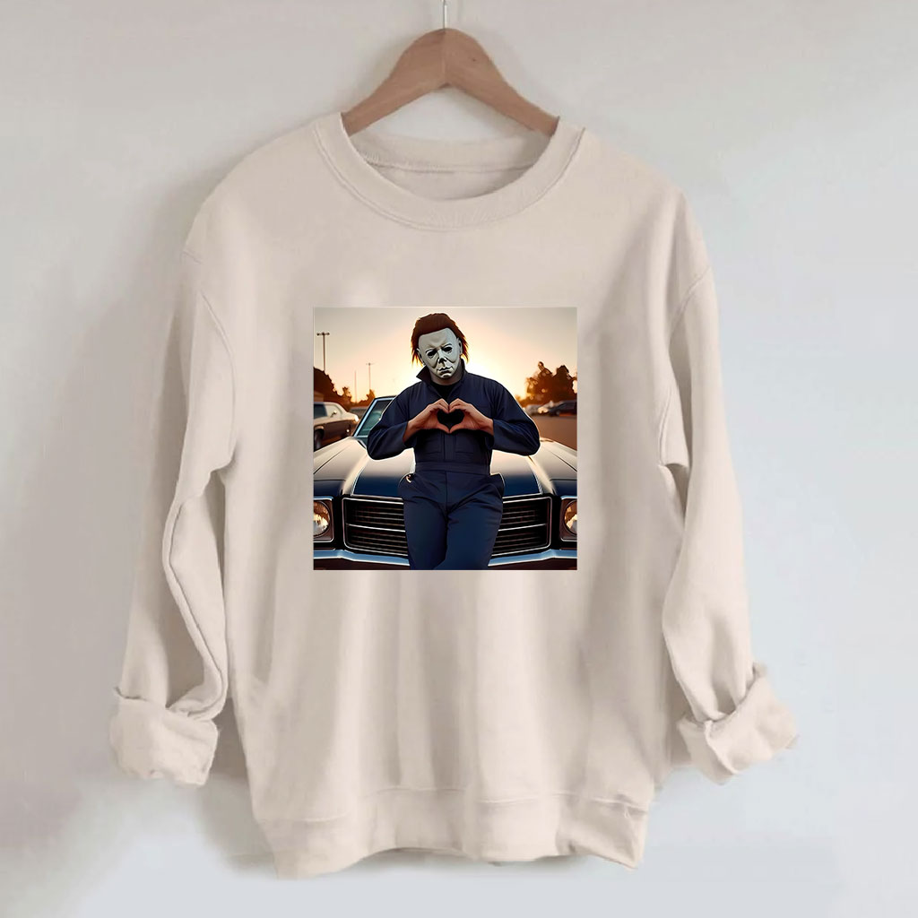 Vintage Horror Movie Funny Sweatshirt