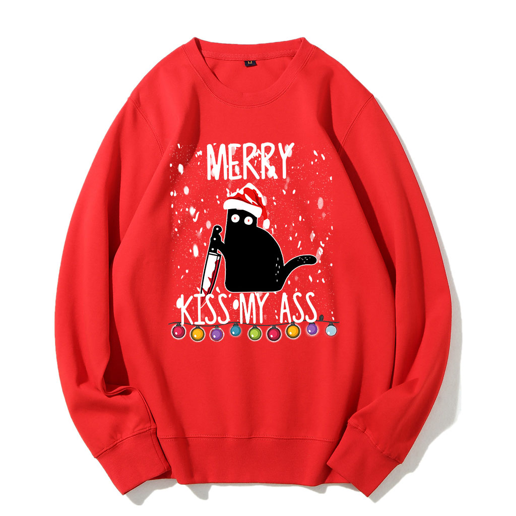 Black Cat Christmas Sweatshirt