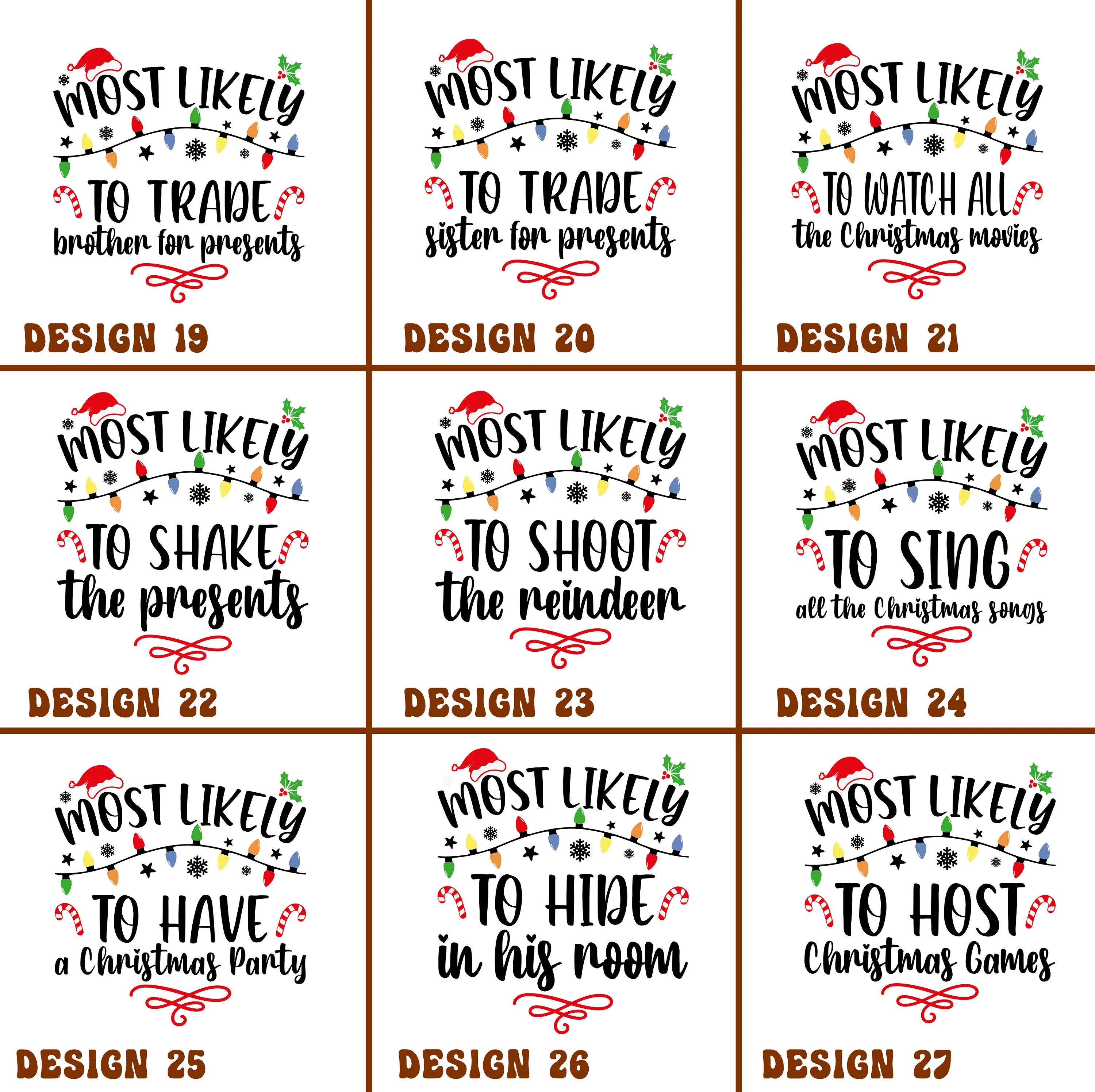 60 Quotes Most Likely And Custom Christmas T-Shirt