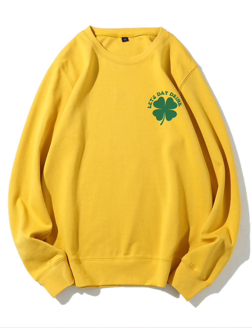 Lets Day Drink Retro Shamrock  Sweatshirt