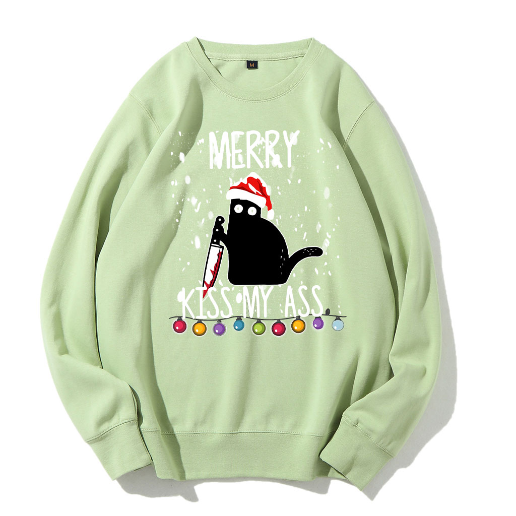 Black Cat Christmas Sweatshirt
