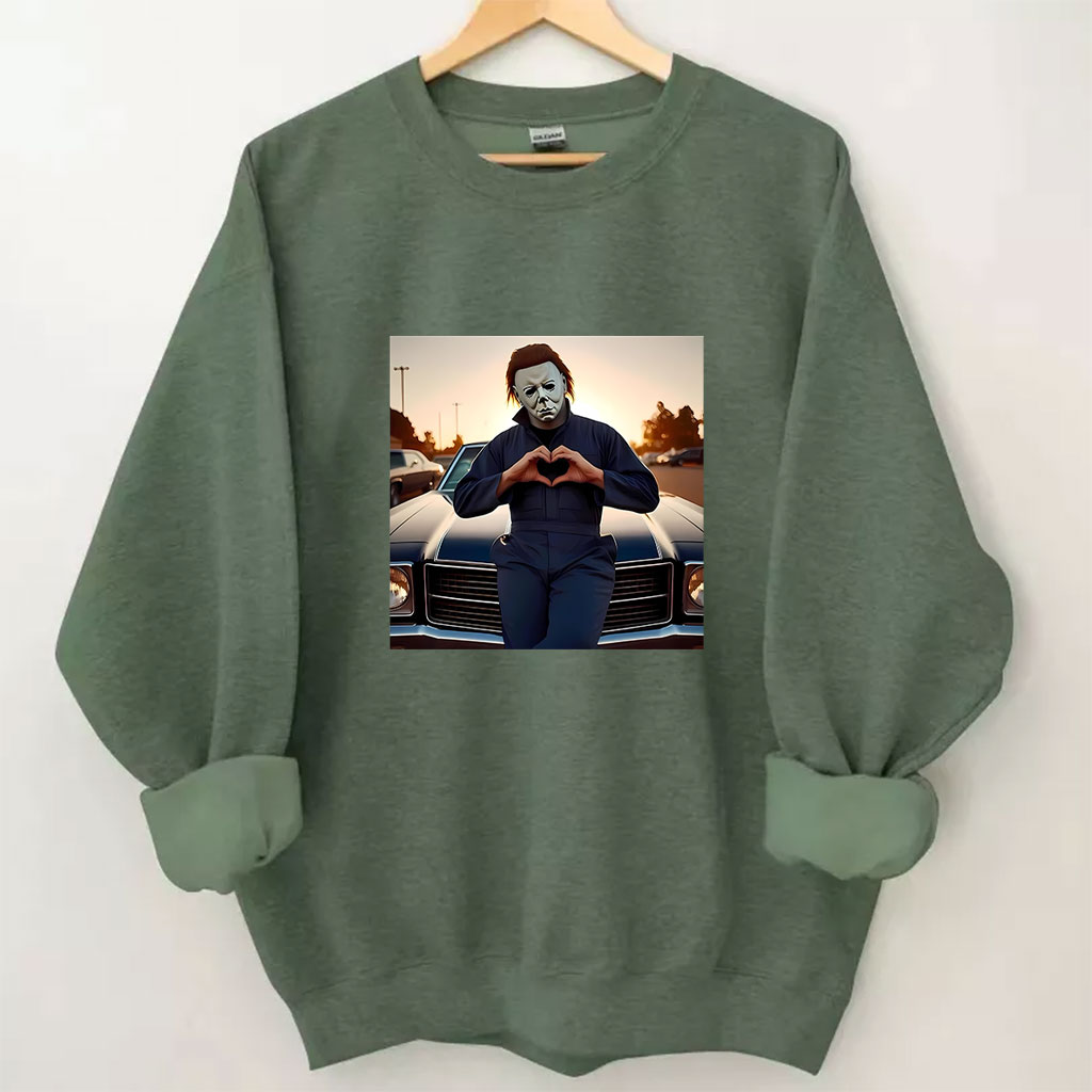 Vintage Horror Movie Funny Sweatshirt