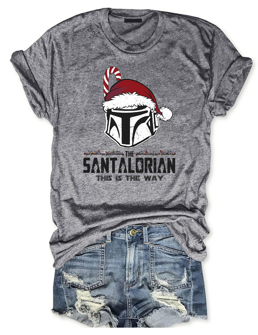 Star Wars Santalorian Funny T-shirt