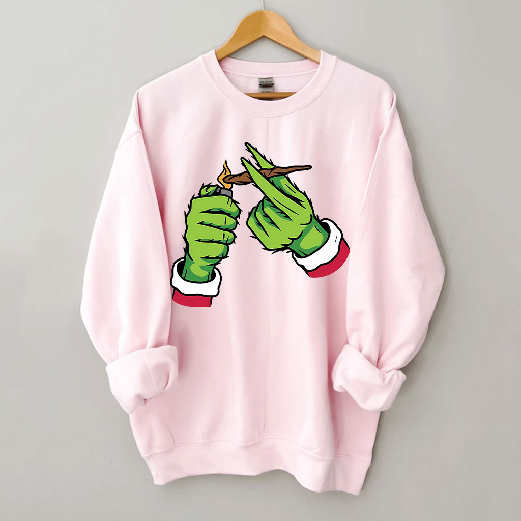 Pothead Christmas Sweatshirt