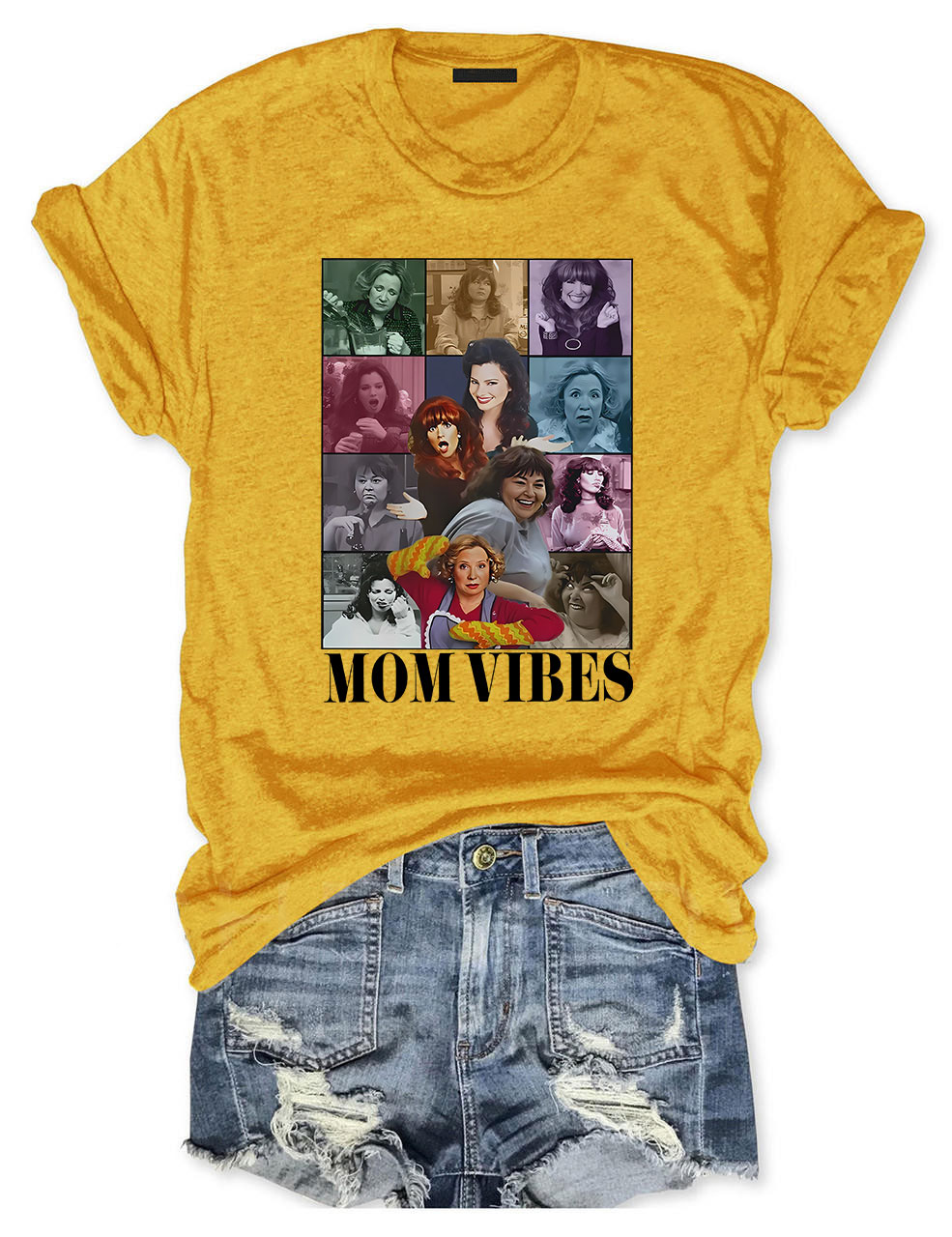 Retro 90��s Mom Vibes T-shirt