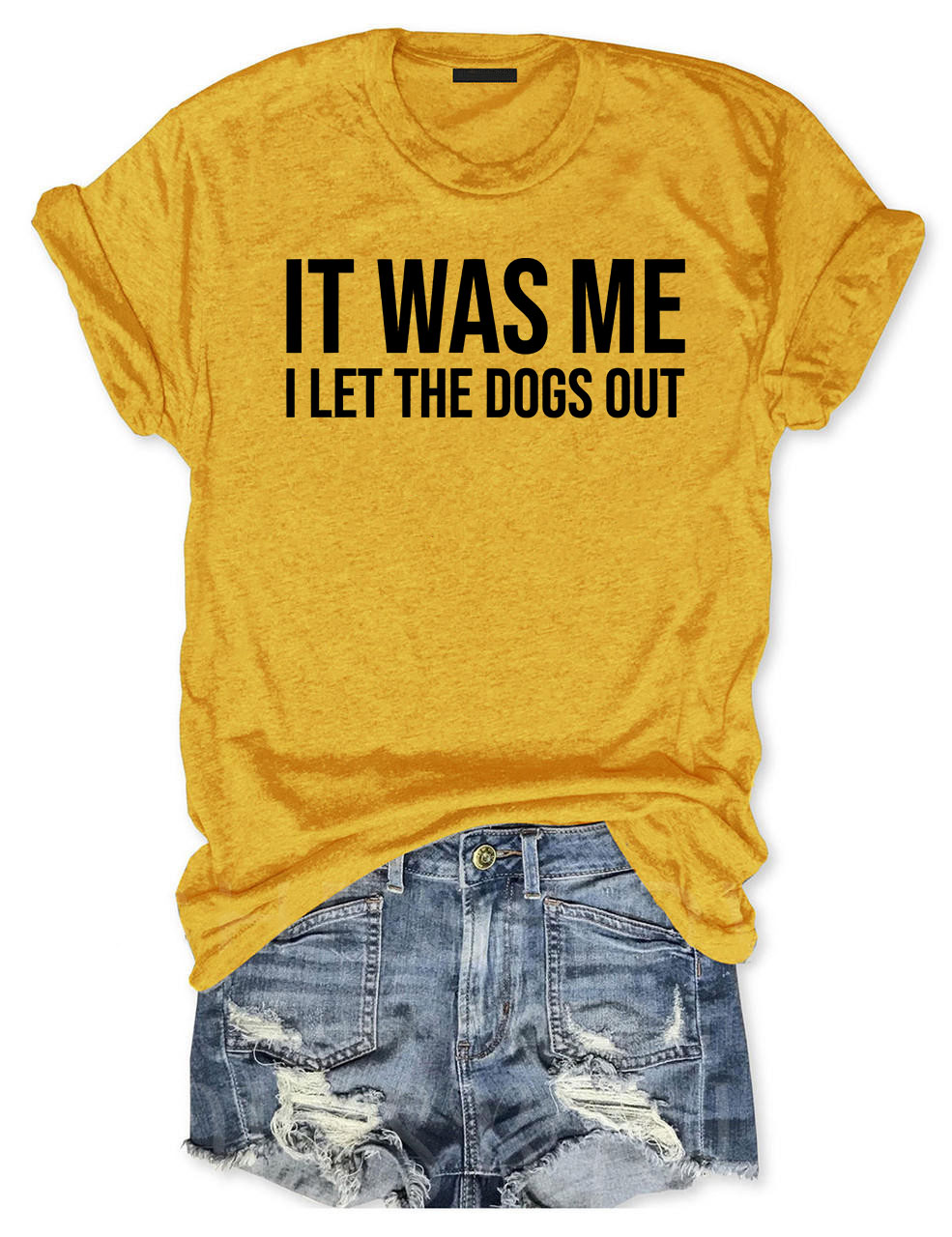 It Was Me I Let The Dogs Out T-shirt