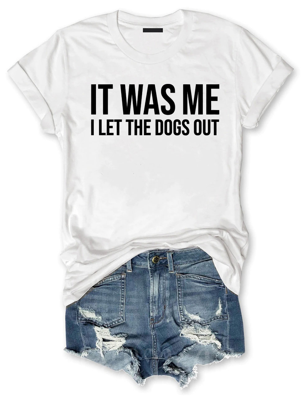It Was Me I Let The Dogs Out T-shirt