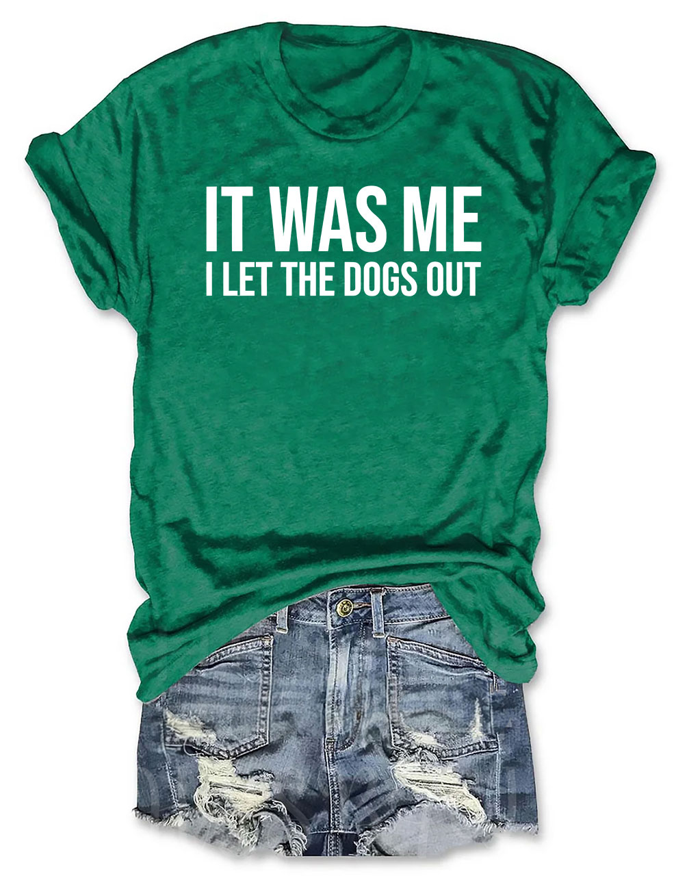 It Was Me I Let The Dogs Out T-shirt