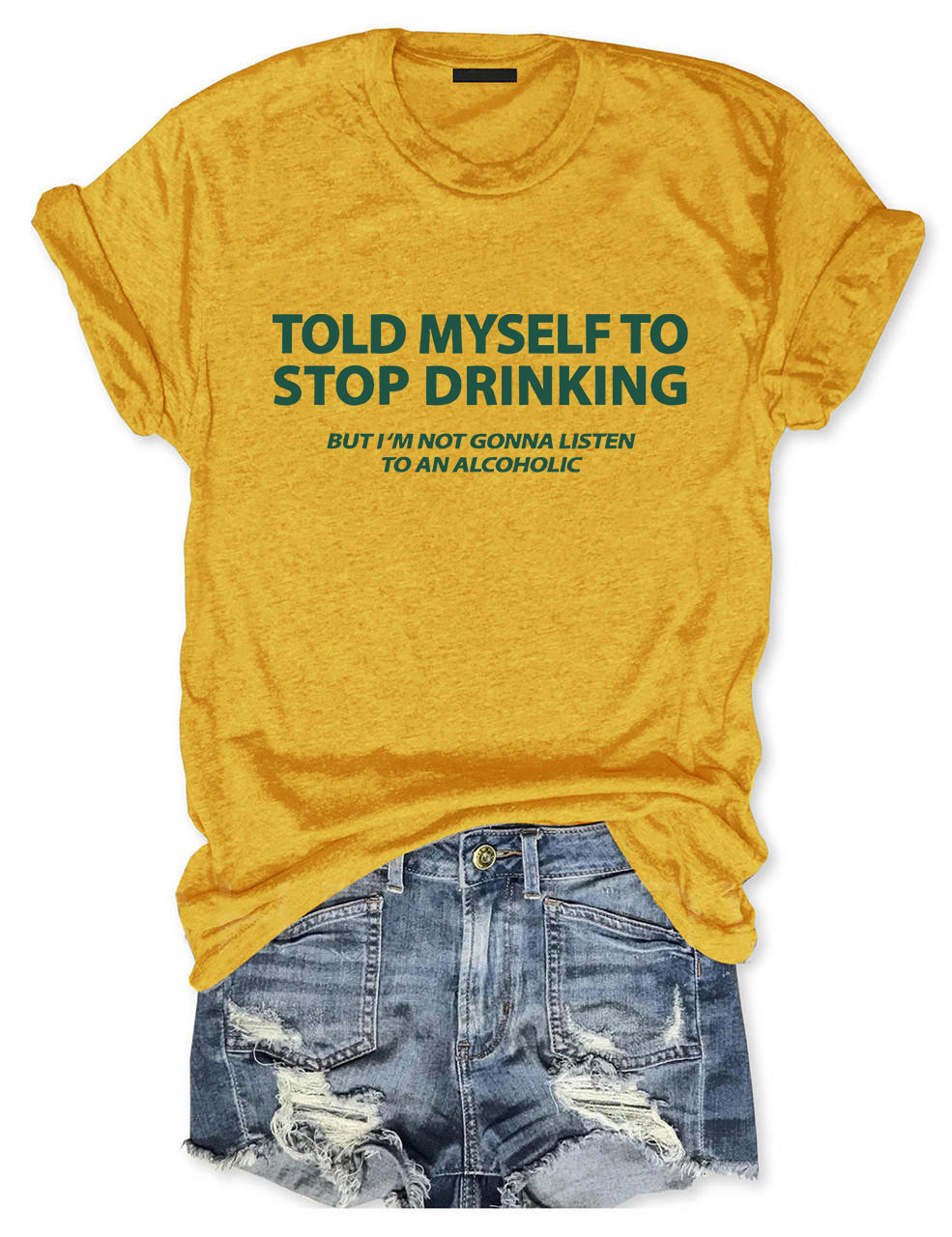 Today Myself To Stop Drinking Funny T-Shirt