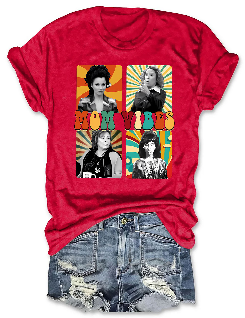 Retro Mom Vibes T-shirt