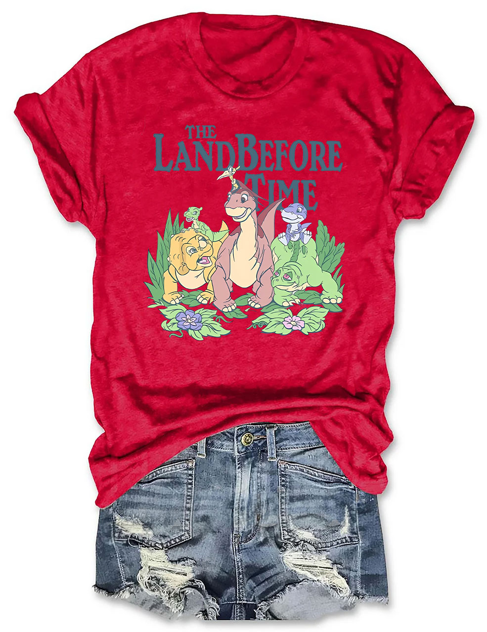 The Land Before Time Pastel Dinosaur Friends T-shirt