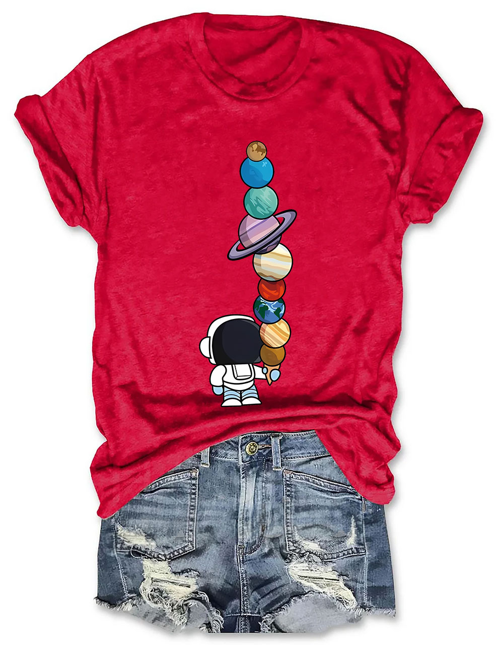 Astronaut and Planet T-shirt