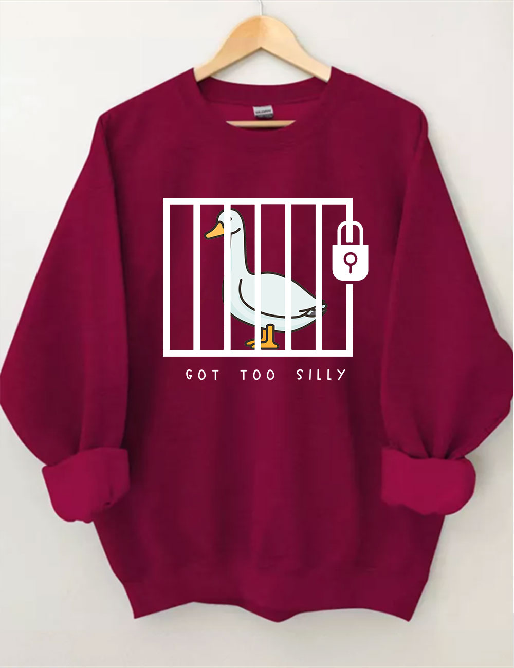 Funny Prison Got Too Silly Goose Sweatshirt