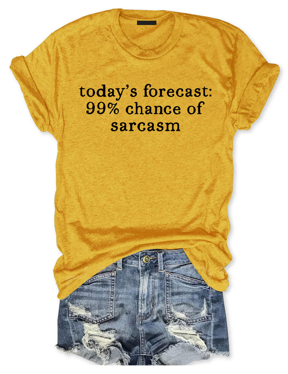 Today's Forecast 99% Chance of Sarcasm Funny T-shirt