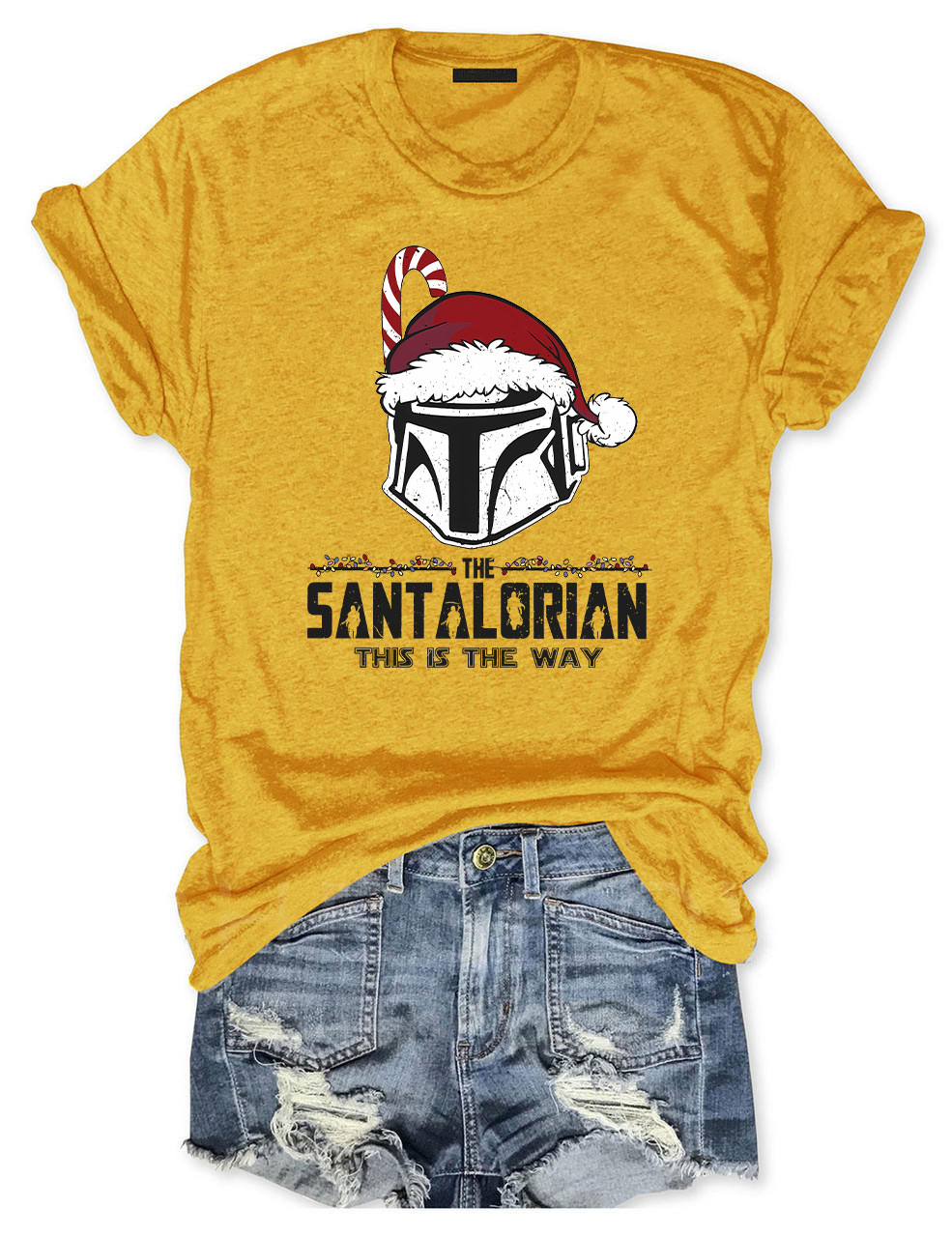 Star Wars Santalorian Funny T-shirt