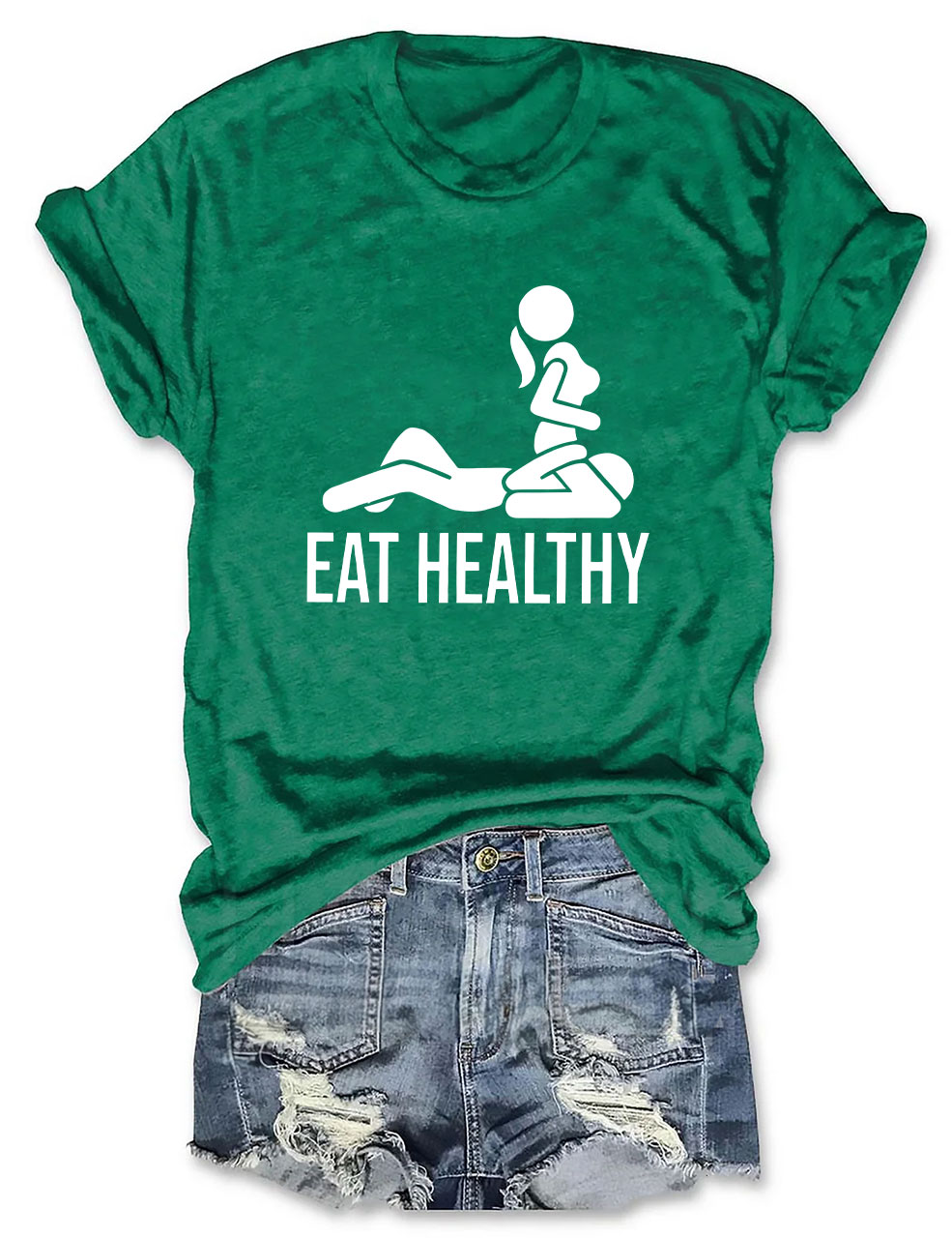 Eat Healthy Funny T-Shirt