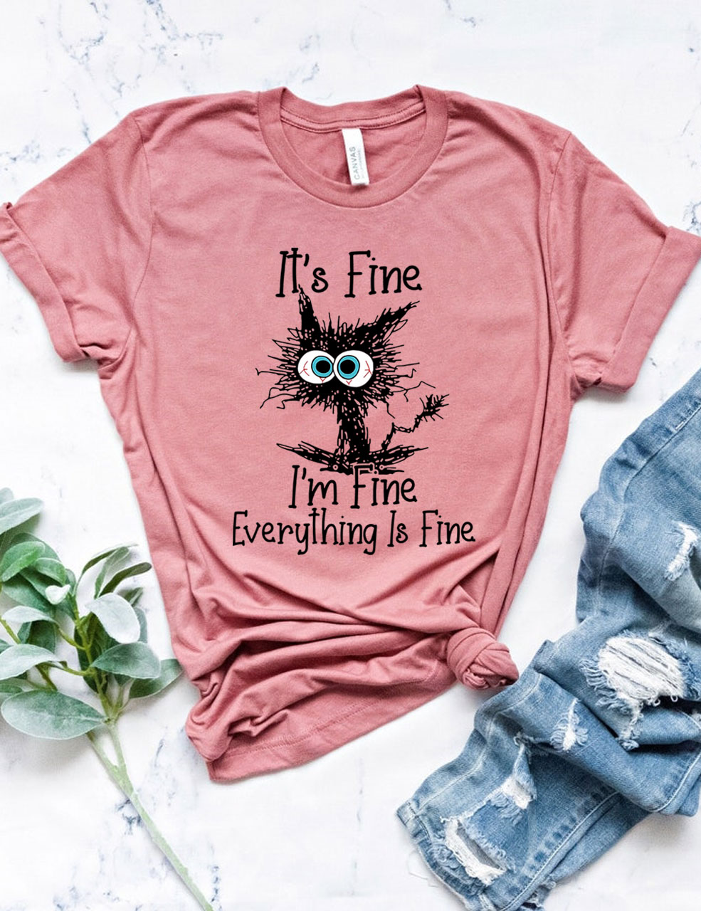 It's Fine I'm Fine Everything Is Fine T-shirt