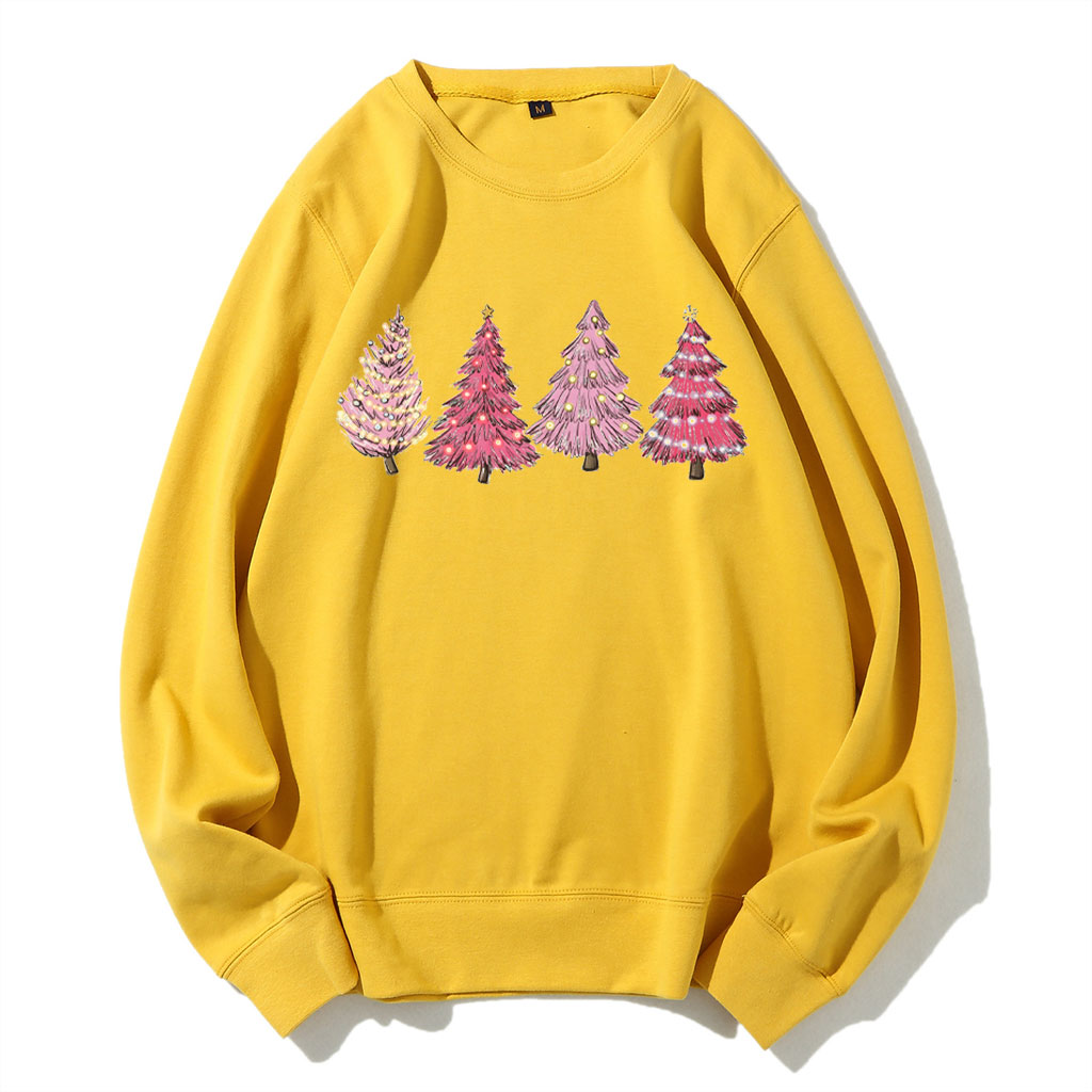 Pink Christmas Tree Sweatshirt