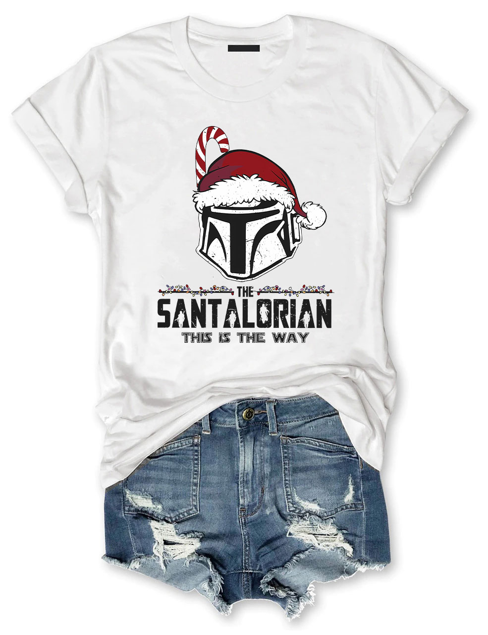 Star Wars Santalorian Funny T-shirt