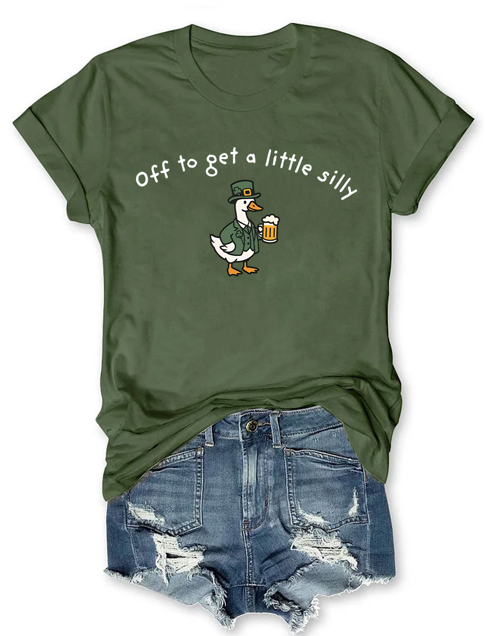 St Patricks Day Goose Funny T-Shirt