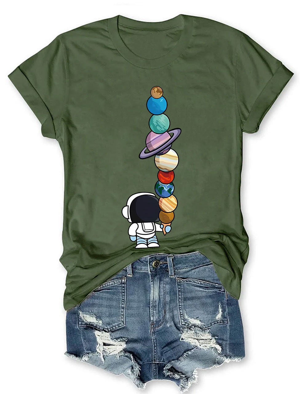 Astronaut and Planet T-shirt