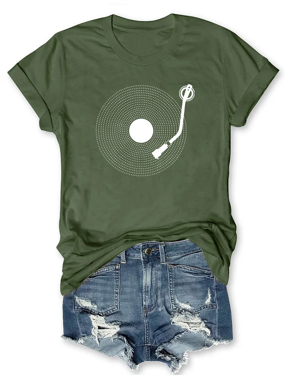 Vinyl Dots Funny T-Shirt