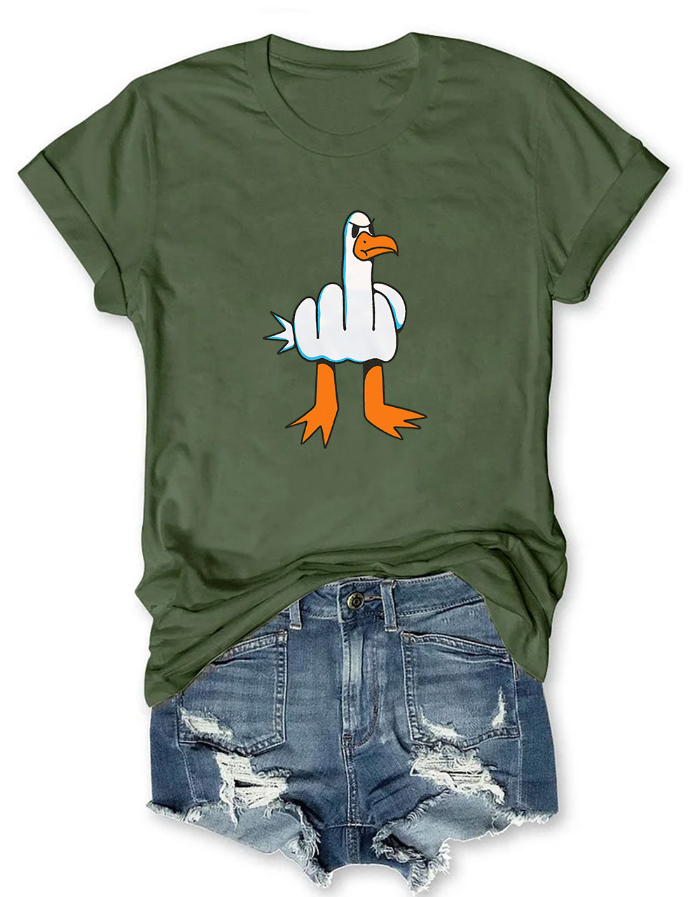 Rude Seagull Funny T-Shirt