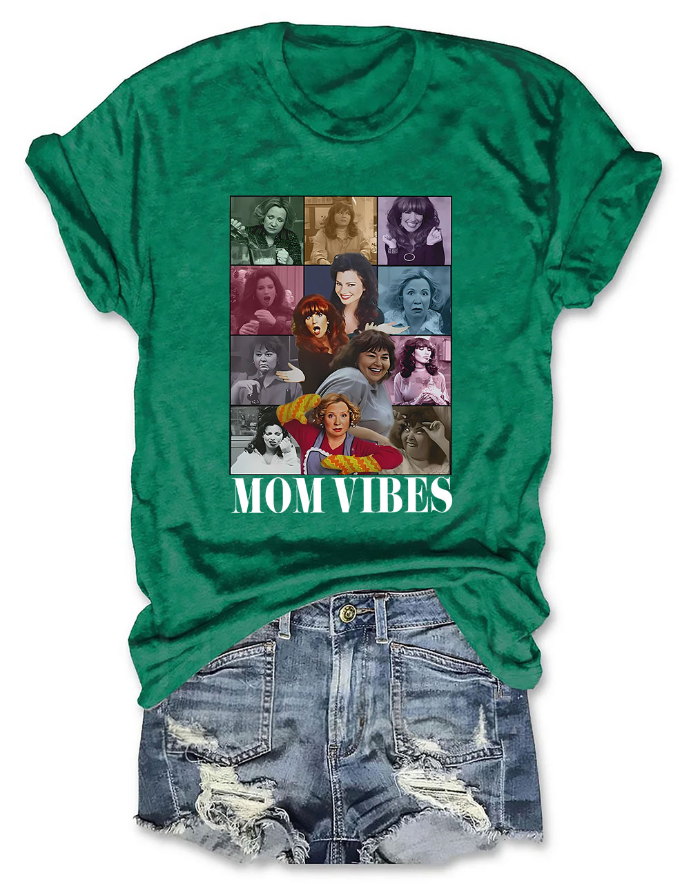 Retro 90��s Mom Vibes T-shirt